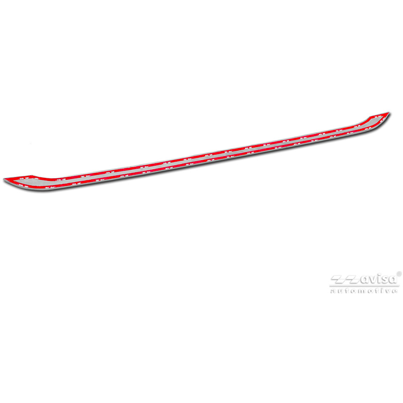Avisa Revêtement d'habillage du hayon du coffre inox brossé sur mesure pour BMW Série 3 Touring (G21) M-Sport Facelift 2022-