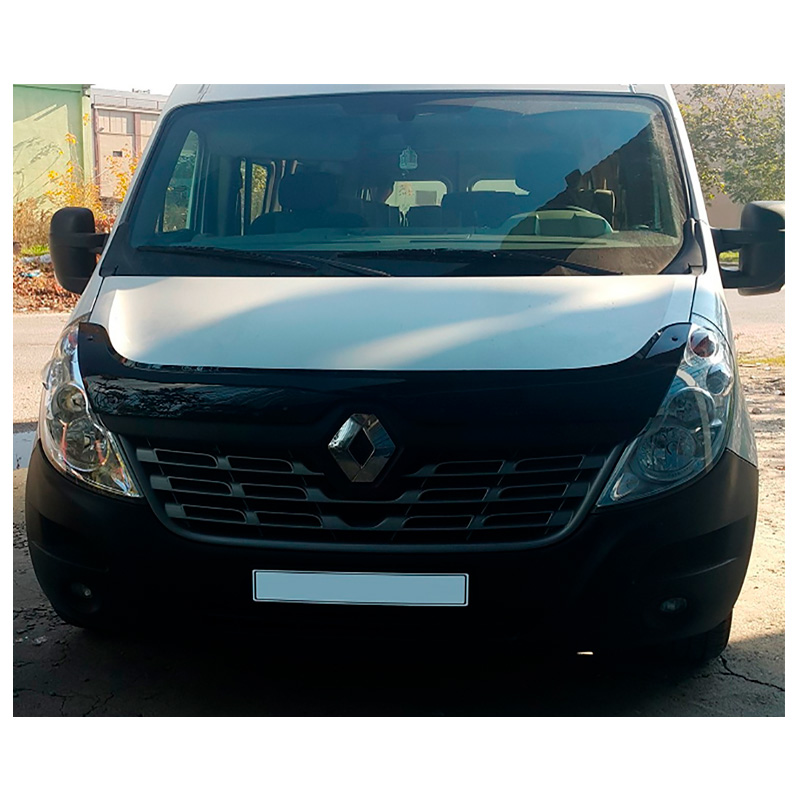 Protection du capot sur mesure pour Renault Master 3ème Gen. Facelift 2014-2018 - Noir brillant