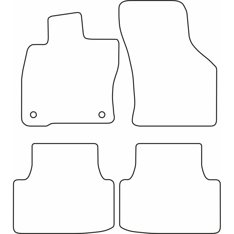 Set de tapis de sol sur mesure pour Seat Leon IV HB 5-portes & ST Sportstourer 2020- excl. eTSi