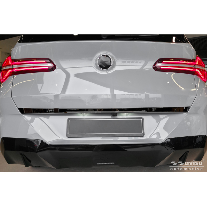 Avisa Moulure de hayon en Inox Noir Chrome sur mesure pour BMW X3 (G45) 2024- excl. M-Sport