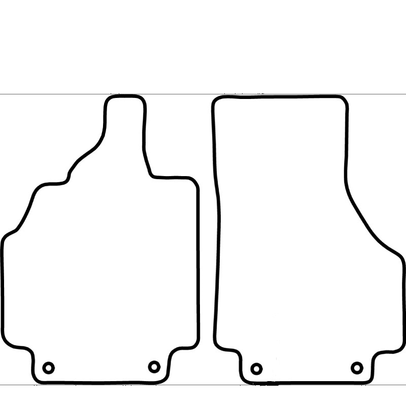 Set de tapis de sol sur mesure pour Audi R8 2007-