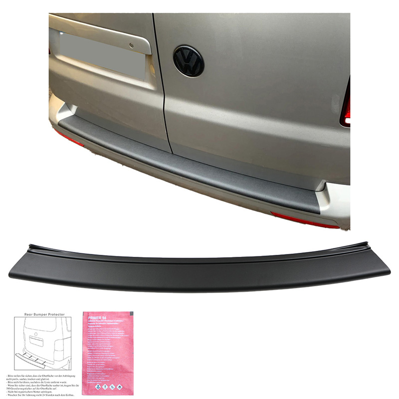 Protection de seuil arrière sur mesure pour Volkswagen Transporter T5.1 2010-2015 - Noir mat