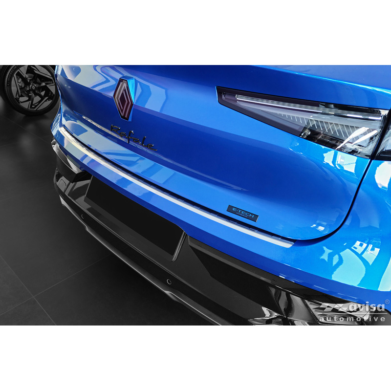 Protection de seuil arrière inox sur mesure pour Renault Rafale 2023- 'Ribs'