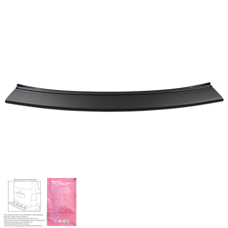 Protection de seuil arrière sur mesure pour Volkswagen Transporter T5.1 2010-2015 - Noir mat