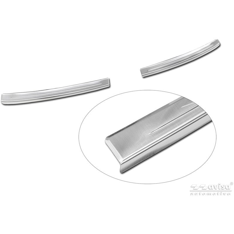 Avisa Protection de Seuil de Coffre Acier Inox sur mesure pour Leapmotor B10 2025- - Argent - 2-pièces