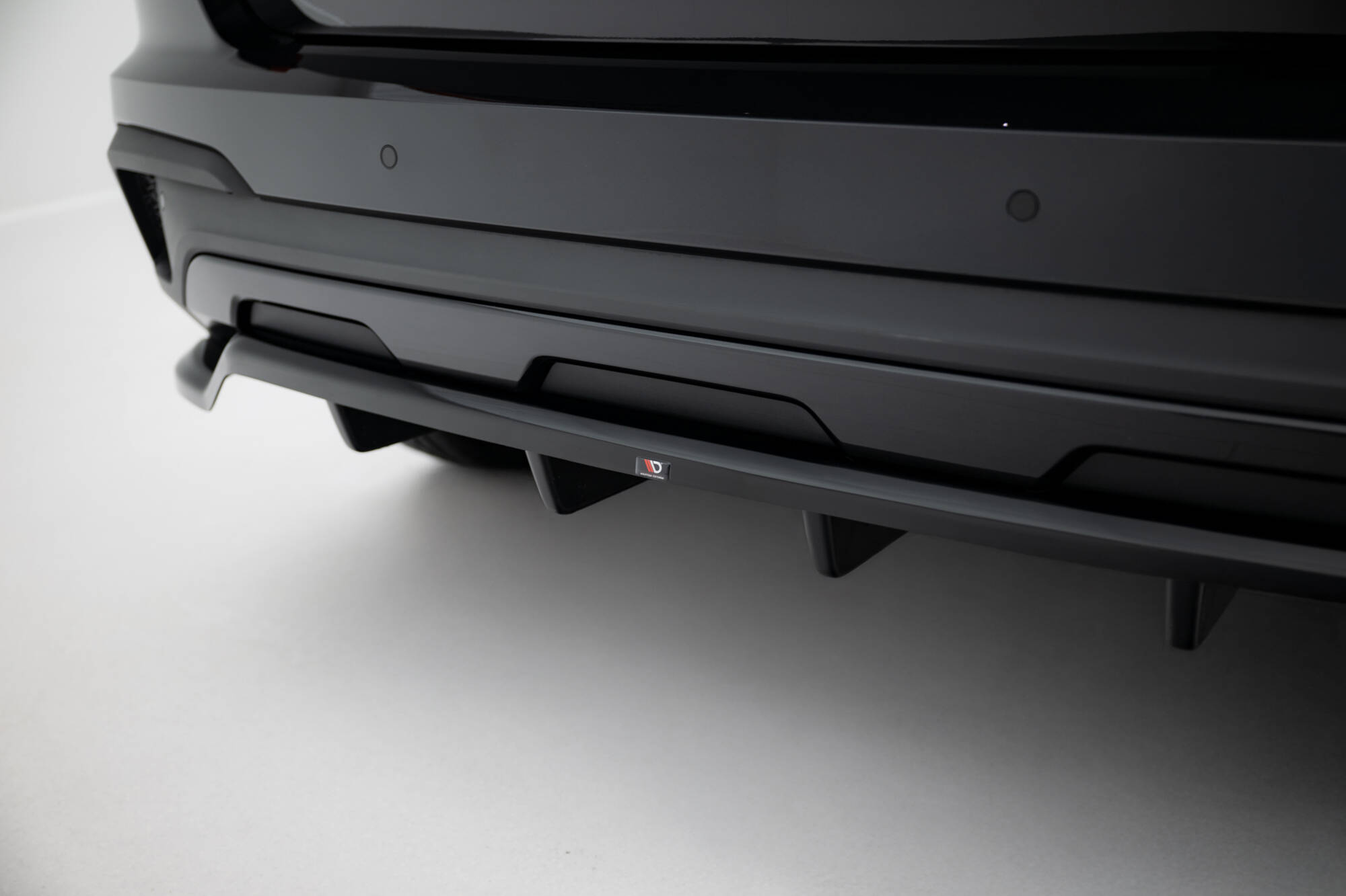 Achter Diffuser passend voor Skoda Kamiq Monte Carlo MK1 Facelift Maxton Glanzend zwart