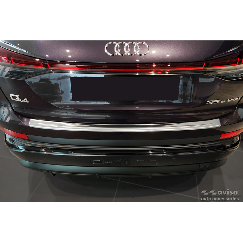 Protection de seuil arrière inox sur mesure pour Audi Q4 E-Tron 2021-
