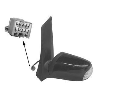 spiegel, Ghia, elektr verstelb, verwarmd, links Ford C-max, 2003