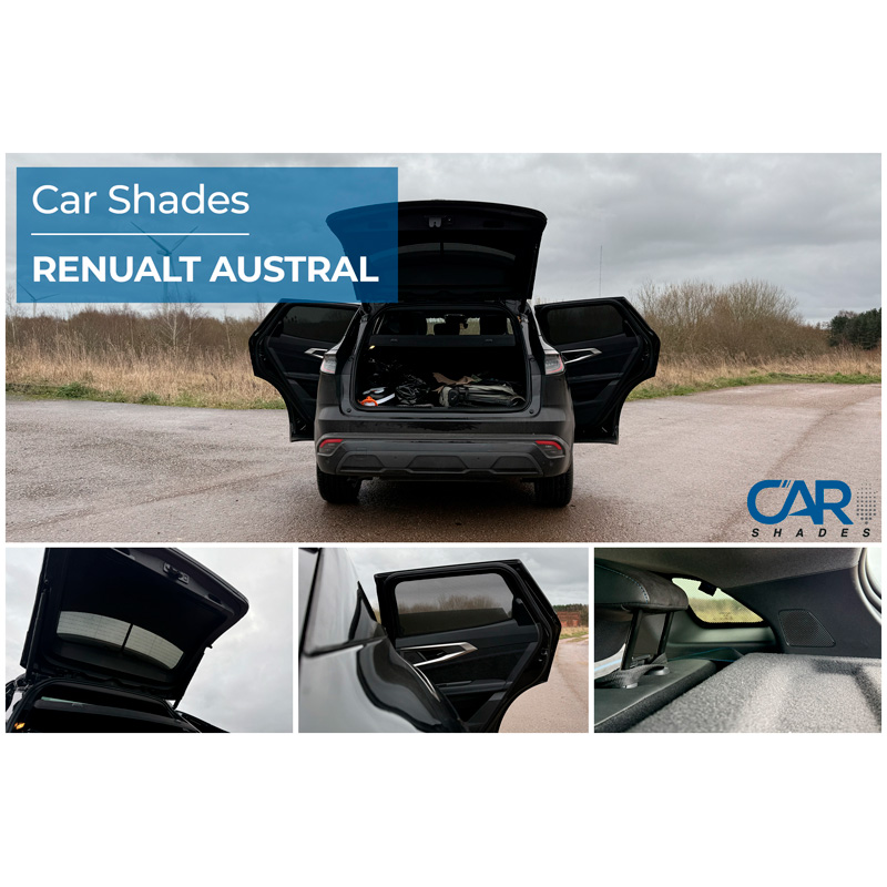 Set de Car Shades sur mesure pour Renault Austral 5 portes 2022- (6-pièces)