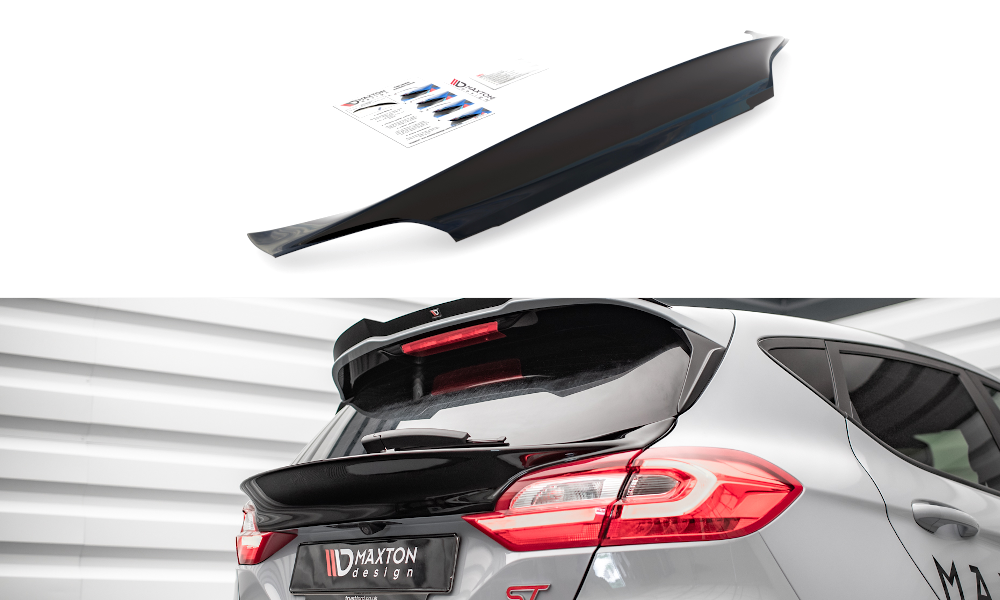 Kofferklep Spoiler Ford Fiesta ST/ST-line Maxton Glans Zwart