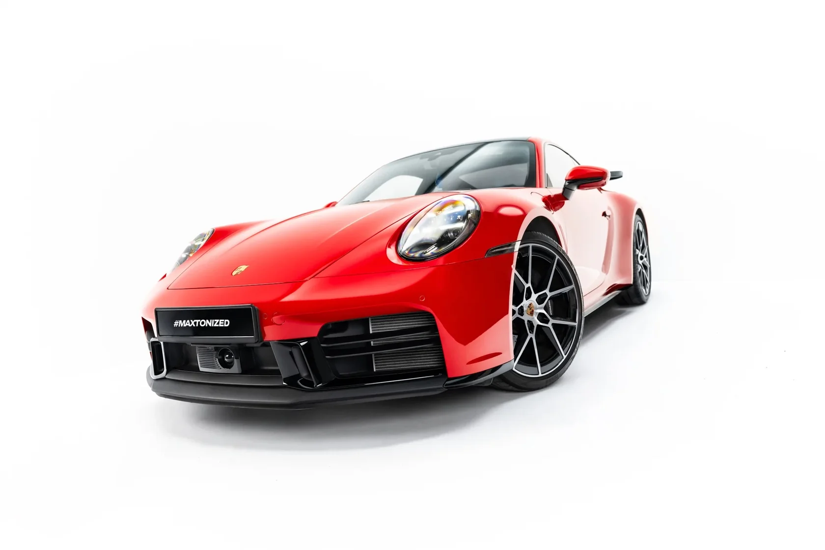 Bodykit passend voor Porsche 911 Carrera Aero 992 Facelift Glans Zwart – Maxton Design