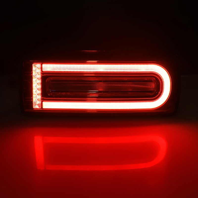 Set de Feux Arrière LED sur mesure pour Mercedes Classe-G W463 G500/G550/G55/G63 AMG 1999-2018 - Rouge/Clair - incl. Feux Dynamiques