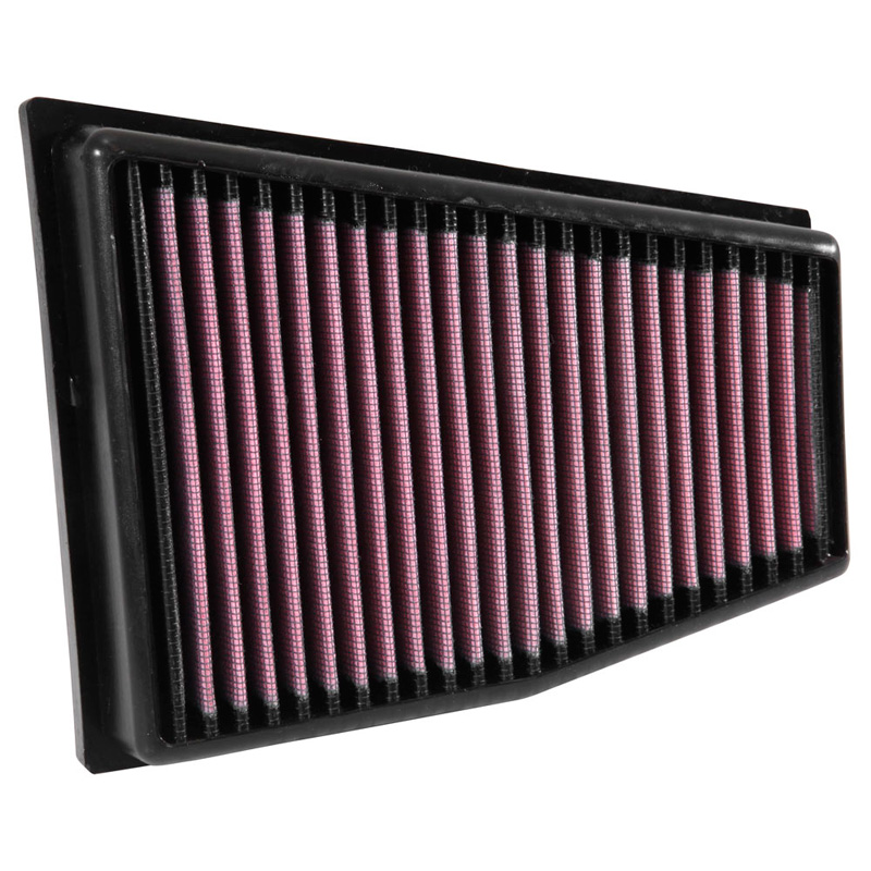K&N Filtre à air de remplacement sur mesure pour Audi A4, A5 (2013). RS4, RS5 V8 4.2 2013-2015, gauche (33-3031)