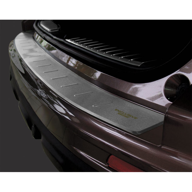 Protection de seuil arrière inox sur mesure pour Honda CRV 2008-2012 'Ribs'