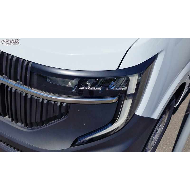 RDX Spoilers de phares sur mesure pour Renault Master IV 2024- & Nissan Interstar 2024- (ABS)