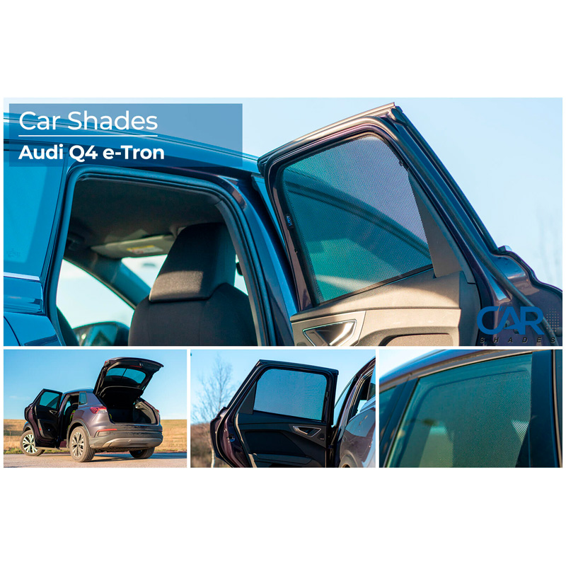 Set de Car Shades sur mesure pour Audi Q4 (F4B) E-Tron 2021- excl. Sportback (6-pièces)