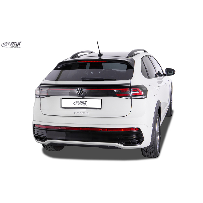 RDX Lèvre spoiler arrière sur mesure pour Volkswagen Taigo (CS1) 2021- (ABS)