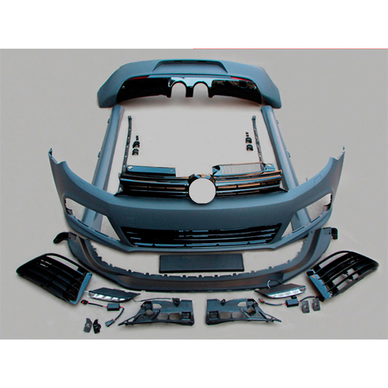Kit complet de styling sur mesure pour Volkswagen Golf VI 3/5-portes 2008-2012 'R20-Look' incl. Grilles & DRL's (PP)