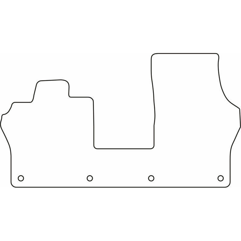 Set de tapis de sol en velours sur mesure pour Volkswagen ID.Buzz Cargo 2022-