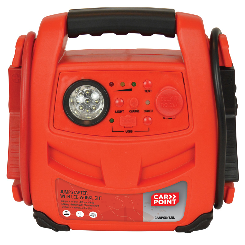 Carpoint Démarreur d'Urgence 12V/7AH 2in1 LED