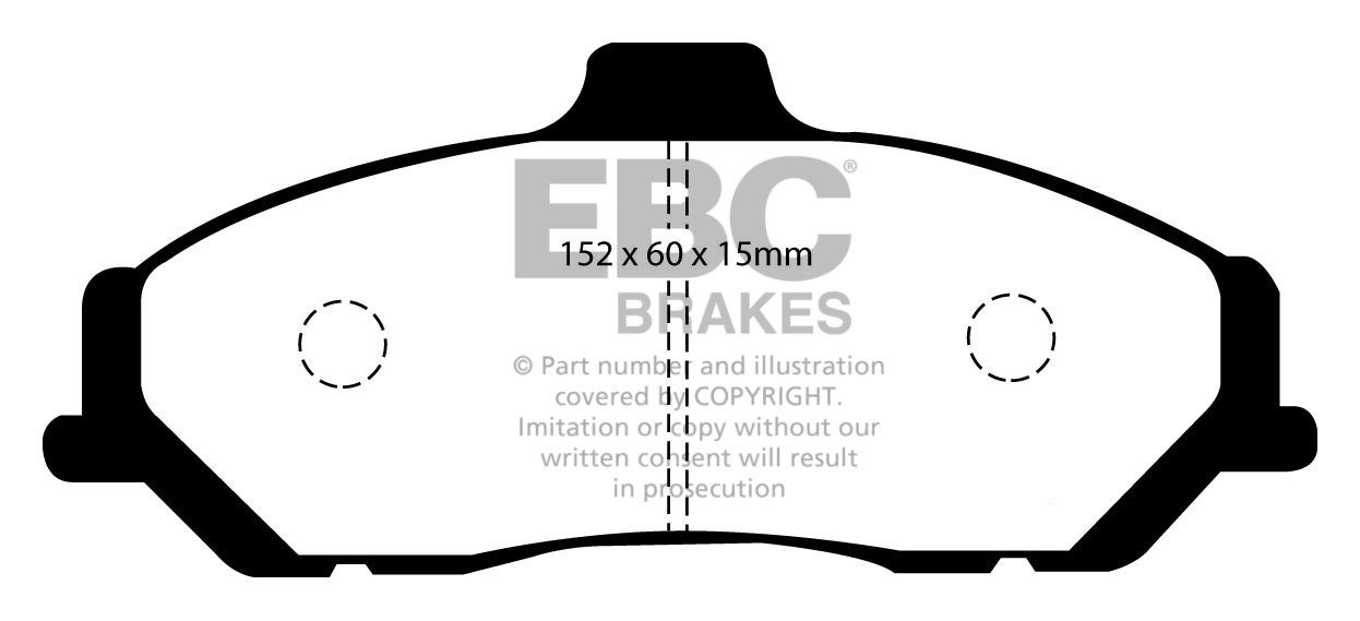 EBC Brakes MAZDA BEDRIJFSWAGEN Pick Up B2.5 D 2WD 99-2006 Remblo