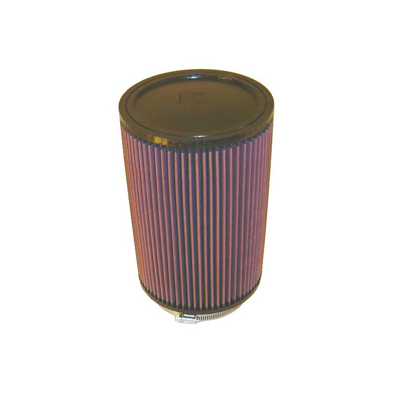 K&N Filtre à Air Universel Cylindrique 127mm raccordement, 165mm diamètre, 254mm hauteur (RU-3220)
