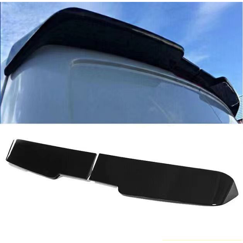 Becquet de toit sur mesure pour Volkswagen Transporter T5 2003-2010 / T5.1 2010-2015 / T6 2015-2020 / T6.1 2020- (avec 2 portes battantes) (ABS Noir Luisant)