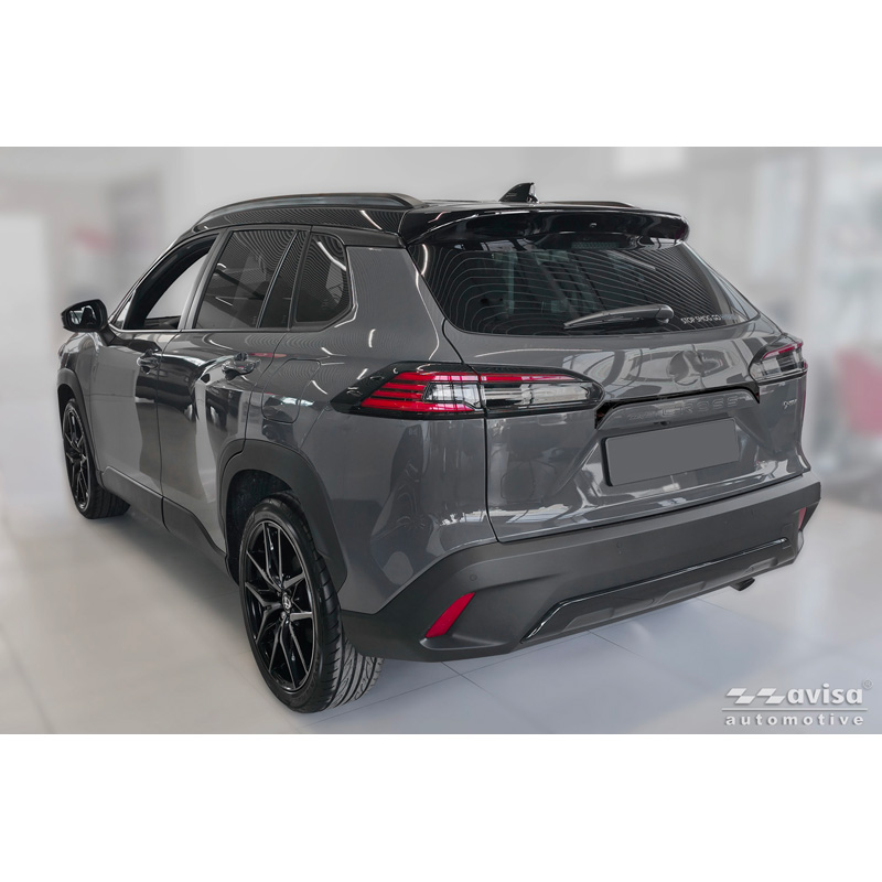 Avisa Moulure de hayon en Inox Noir Chrome sur mesure pour Toyota Corolla Cross 2020-2025 & Facelift 2025-