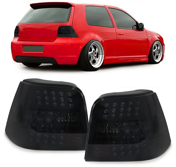 Feux arriere VW Golf IV LED old-skool de fumee