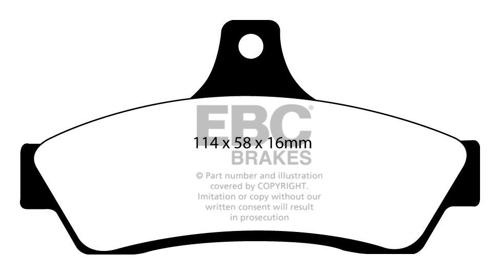 EBC Brakes VAUXHALL (OPEL) Monaro 5.7 2005-2007 Remblokken achte