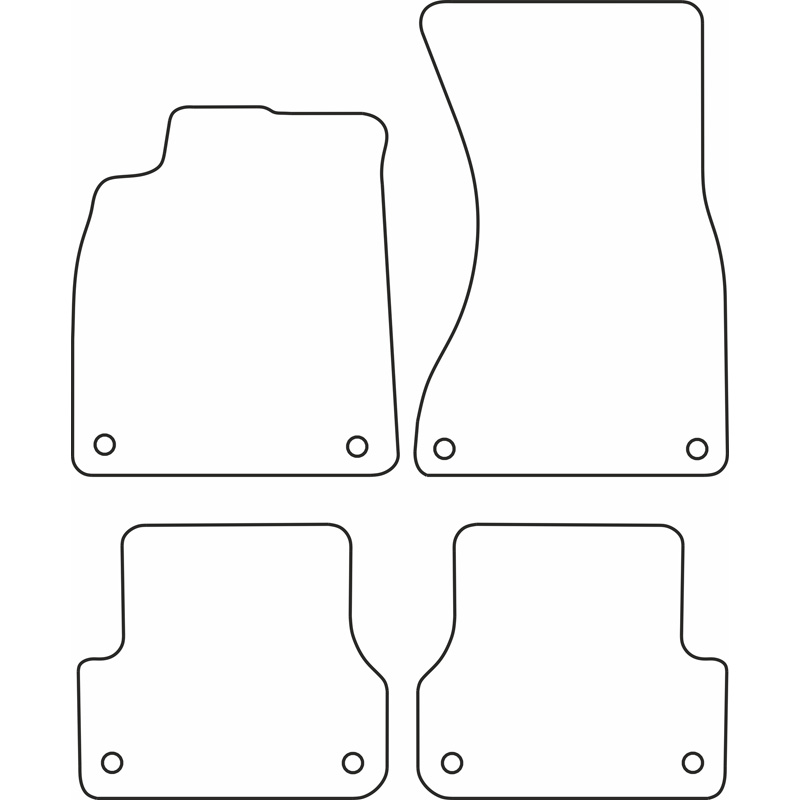 Set de tapis de sol sur mesure pour Audi A7 2010-2018