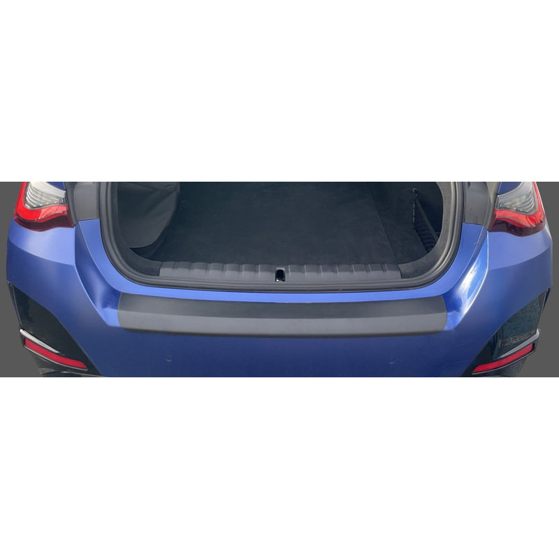 Protection de seuil arrière (ABS) sur mesure pour BMW i4 (G26) 'M' / M-Sport 2021- Noir