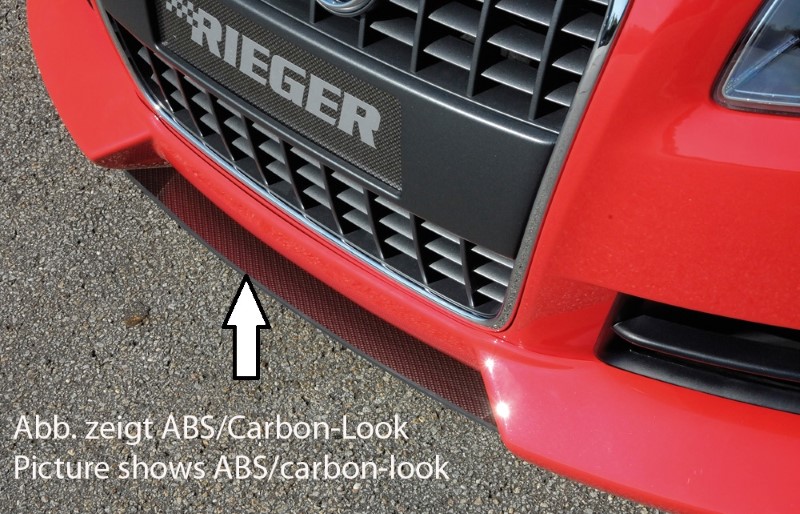 Spoilerzwaard voor Spoilerlip met/zonder 3 extra air-intakes Aud