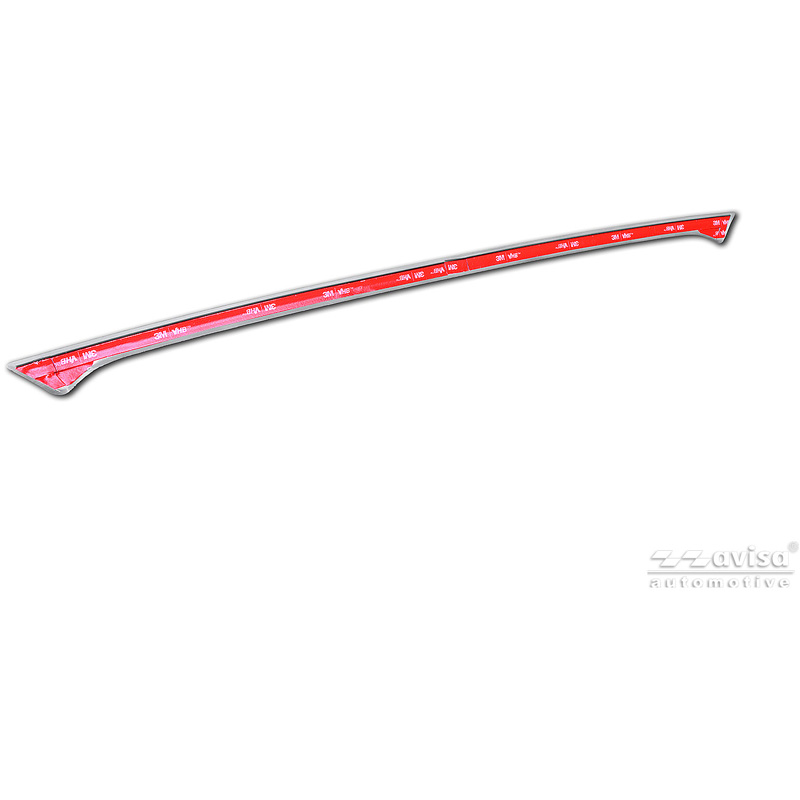 Avisa Revêtement d'habillage du hayon du coffre inox Chrome sur mesure pour Toyota Yaris Cross (MXP) 2020-