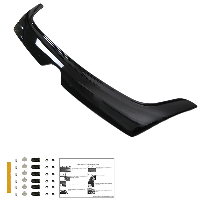 Protection du capot sur mesure pour Renault Master 3ème Gen. Facelift 2014-2018 - Noir brillant