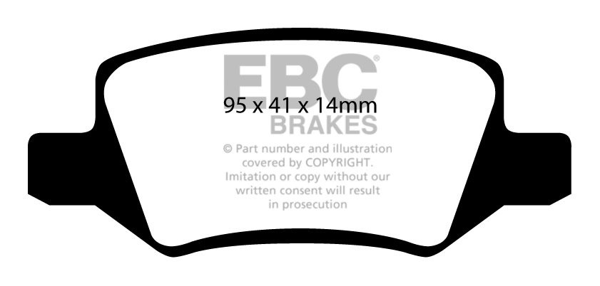 EBC Brakes VOLVO 240 2.1 Turbo 80-84 Remblokken voorzijde greens