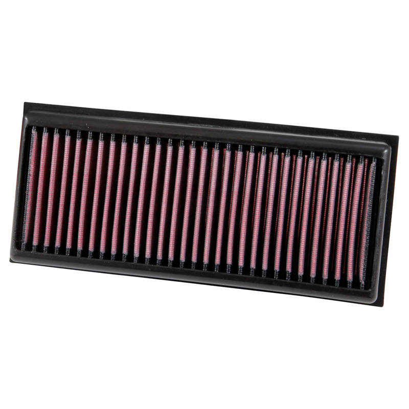 K&N Filtre à air de remplacement sur mesure pour Mercedes-Benz C63/S AMG 2014-/G500 2015-/G550 2016-/GLC63 AMG 2017-/S63 AMG 4.0 2017- (33-3072)