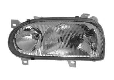 koplamp, Hella, H1+H1, elektr verstelb, links, 1993-VW Golf 3, 1