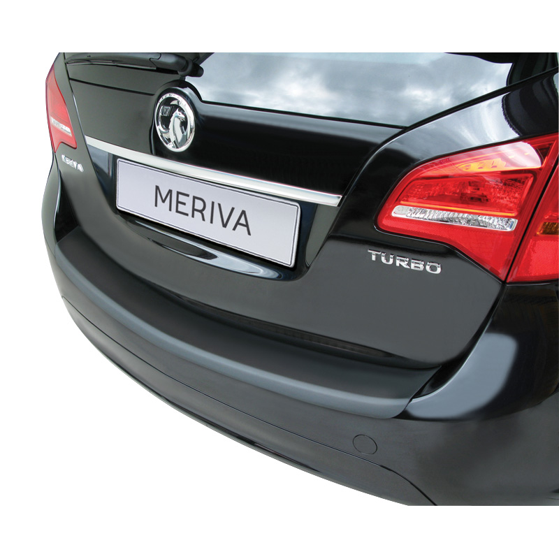 Protection de seuil arrière (ABS) sur mesure pour Opel Meriva B 2010-2017 excl. OPC Noir