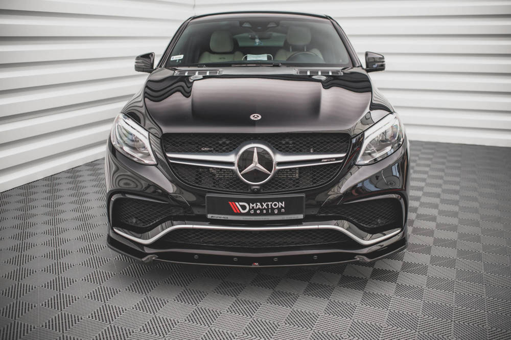 Voorspoiler V.1 Mercedes GLE 63 AMG Maxton Design glans zwart