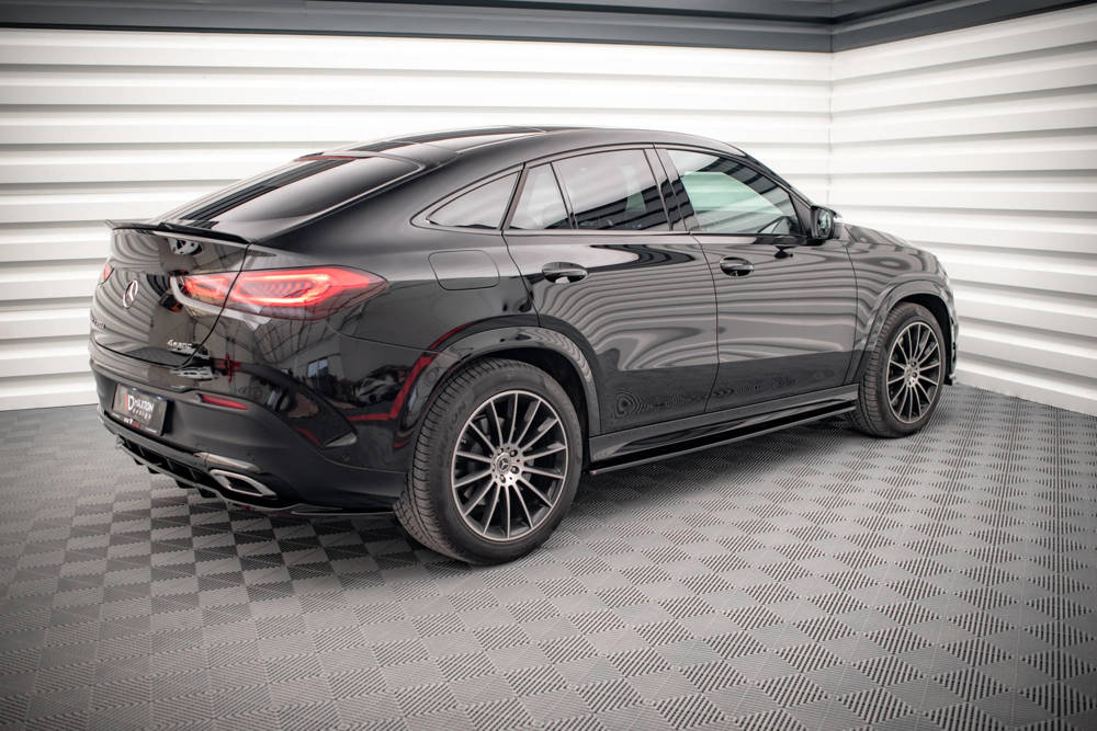Zijskirts Mercedes GLE C167 AMG Pakket Coupe / SUV Maxton Glans Zwart