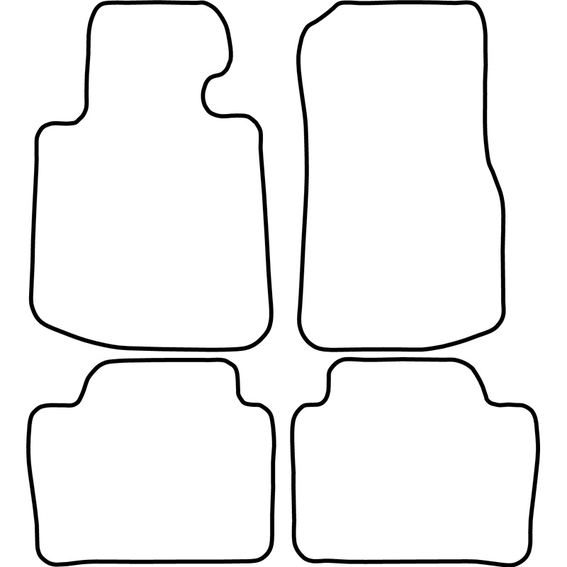 Set de tapis de sol en velours sur mesure pour BMW Serie 4 (F36) Gran Coupe 2014-2021