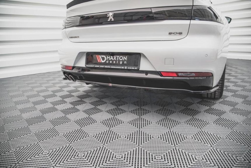 Diffuser Peugeot 508 GT-Line Maxton Design glans zwart