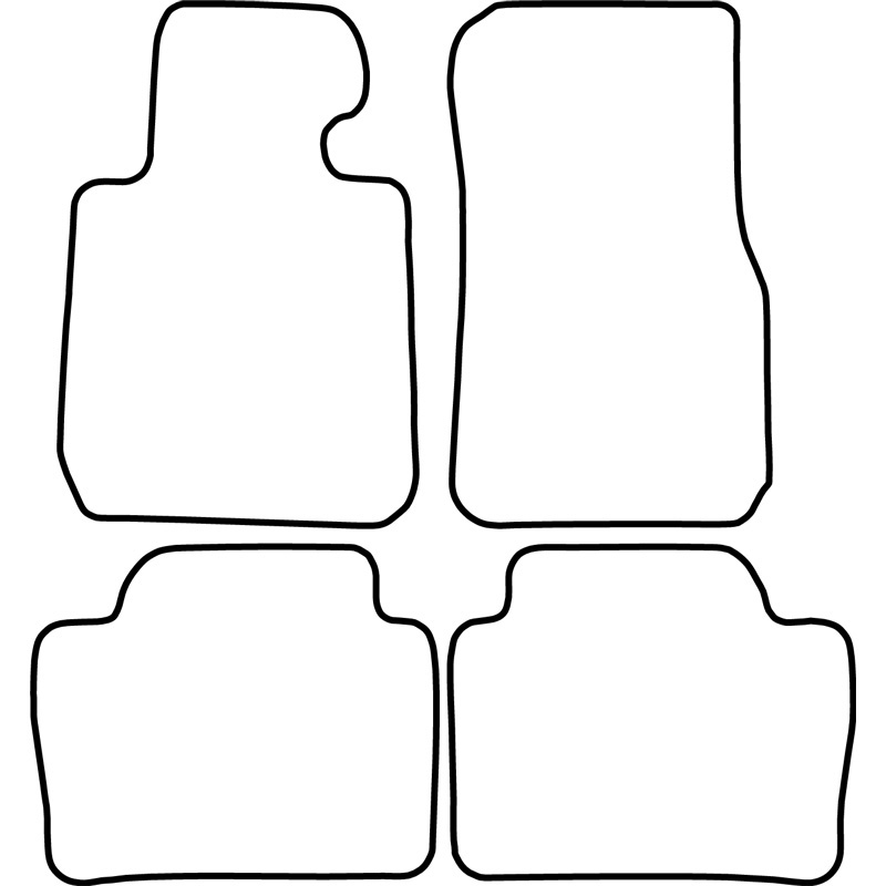 Set de tapis de sol sur mesure pour BMW Série 3 F30 2012-