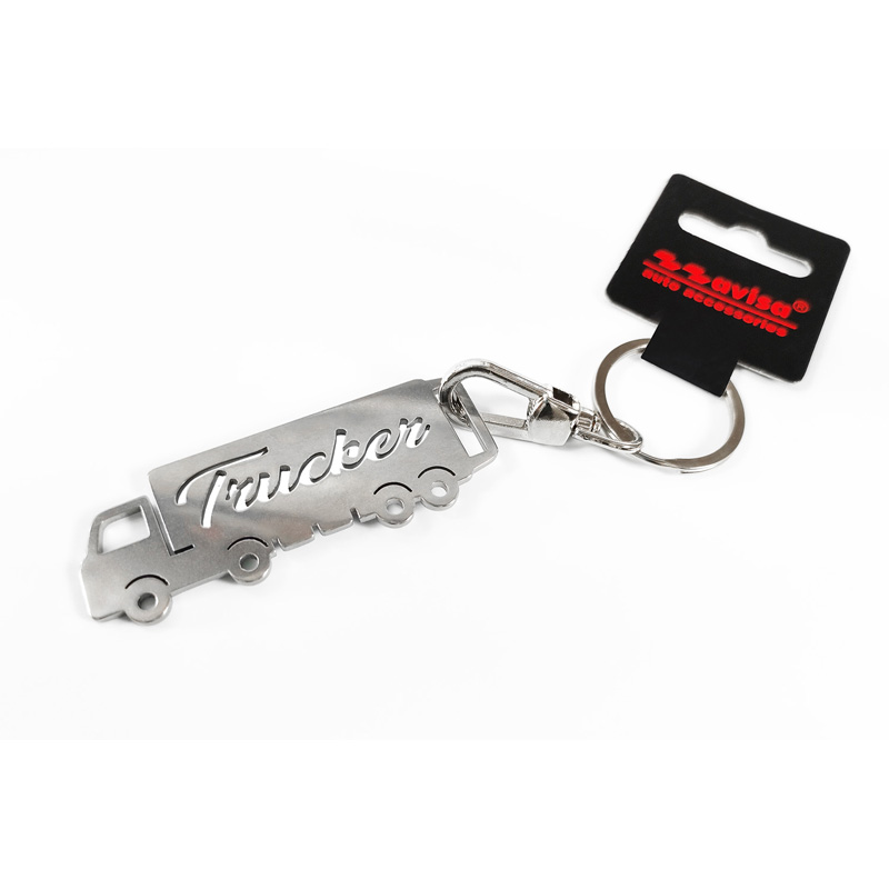 Porte-clés en acier inoxydable - Trucker/Truck