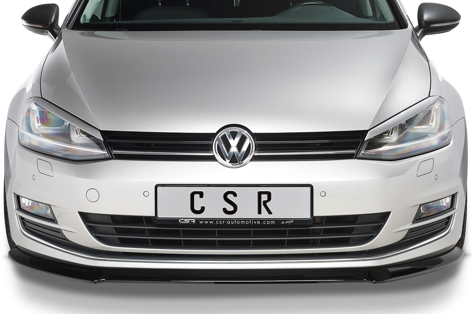 Koplampspoiler VW Golf 7 CSR Glans Zwart