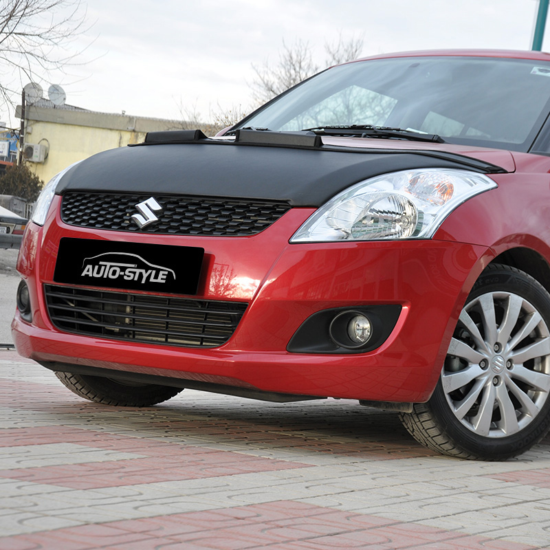 Protège-capot sur mesure pour Suzuki Swift MK7 2010- - Noir