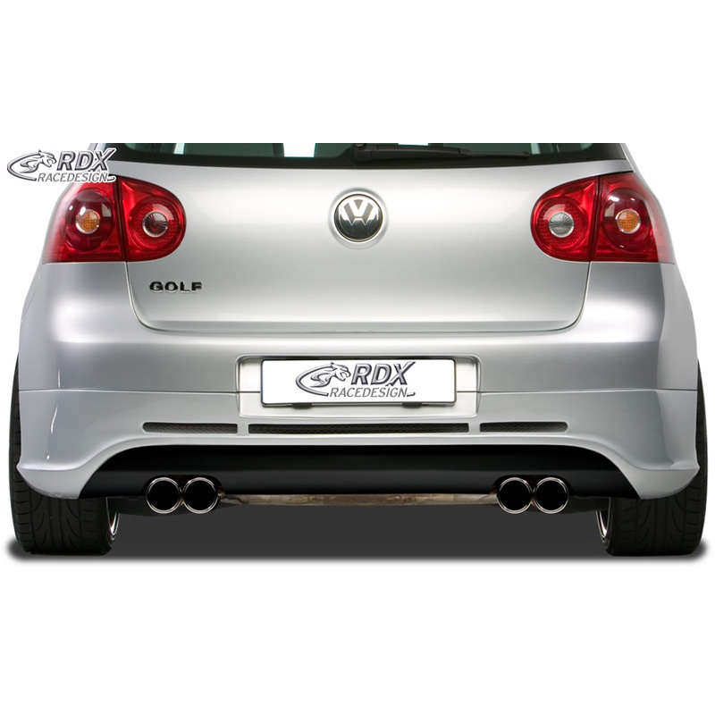 Jupe arrière sur mesure pour Volkswagen Golf V GTI/R Hatchback 3/5-portes 2003-2008 (échappement à gauche/droite) excl. Variant/Plus (ABS)