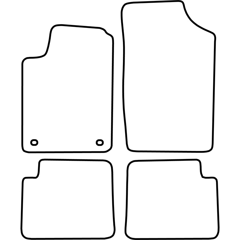Set de tapis de sol sur mesure pour Citroen Xsara 1997-2004