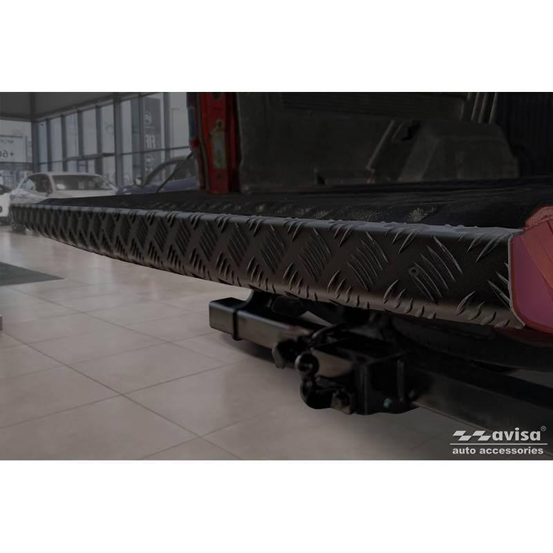 Protection de hayon arrière Pickup (aluminium) sur mesure pour Ford Ranger 2011-2022 - Noir